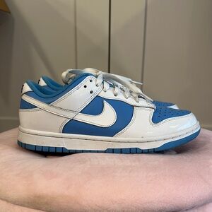 Nike Dunk Lows Blue and White Sneakers